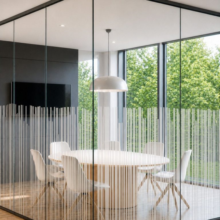 NebelDock Hansekante (ODF-ORN01): Unregelmäßige Vertikalstäbe.